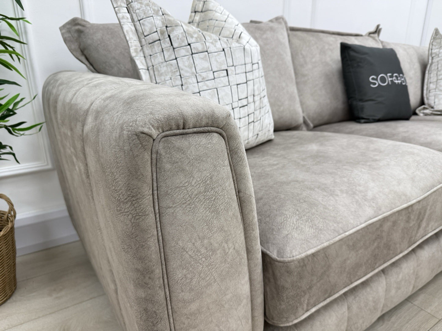 DFS Cherished Corner Sofa In Oatmeal LHF