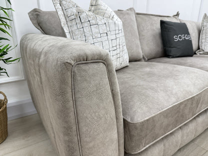 DFS Cherished Corner Sofa In Oatmeal LHF