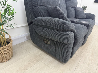 La-Z-Boy New Tamla 2 Seater Power Recliner Headrest Lumbar With Console Unit