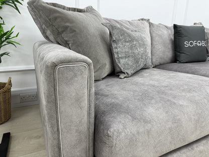 DFS Devine Corner Sofa In Light Grey