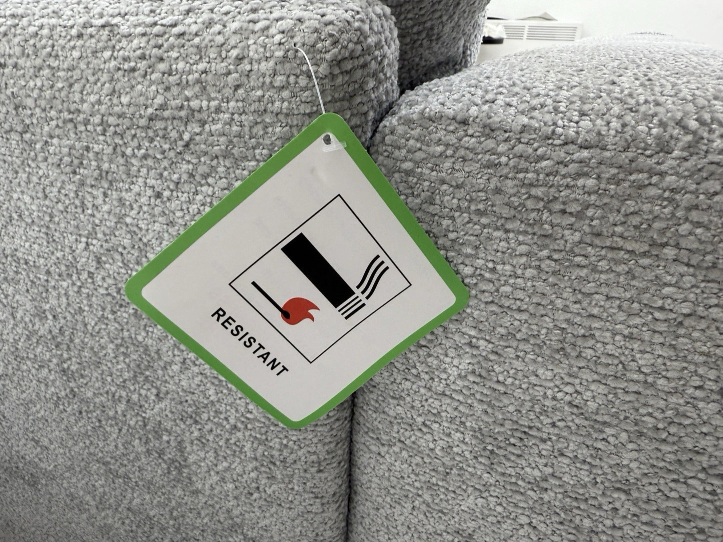 Sofology The Westwood Loveseat Cuddle Chair In Teddy Chenille Silver Mix
