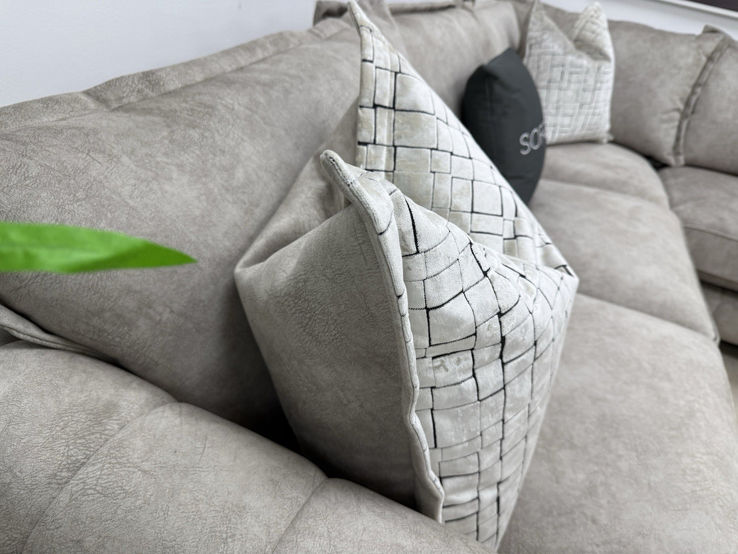 DFS Cherished Corner Sofa In Oatmeal LHF