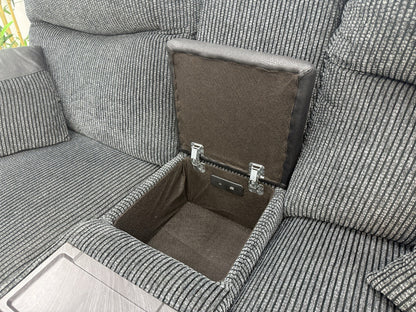 La-Z-Boy New Tamla 2 Seater Power Recliner Headrest Lumbar With Console Unit
