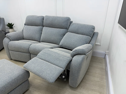G Plan Kingsbury 3 Seater Curved Sofa & Chair Set Recliner/Lumbar/Headrest