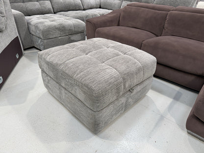 DFS Steller Storage Footstool In Mist Grey