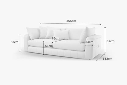 Sofology The Westwood 4 Seater Sofa, Loveseat & Footstool In Silver Chenille
