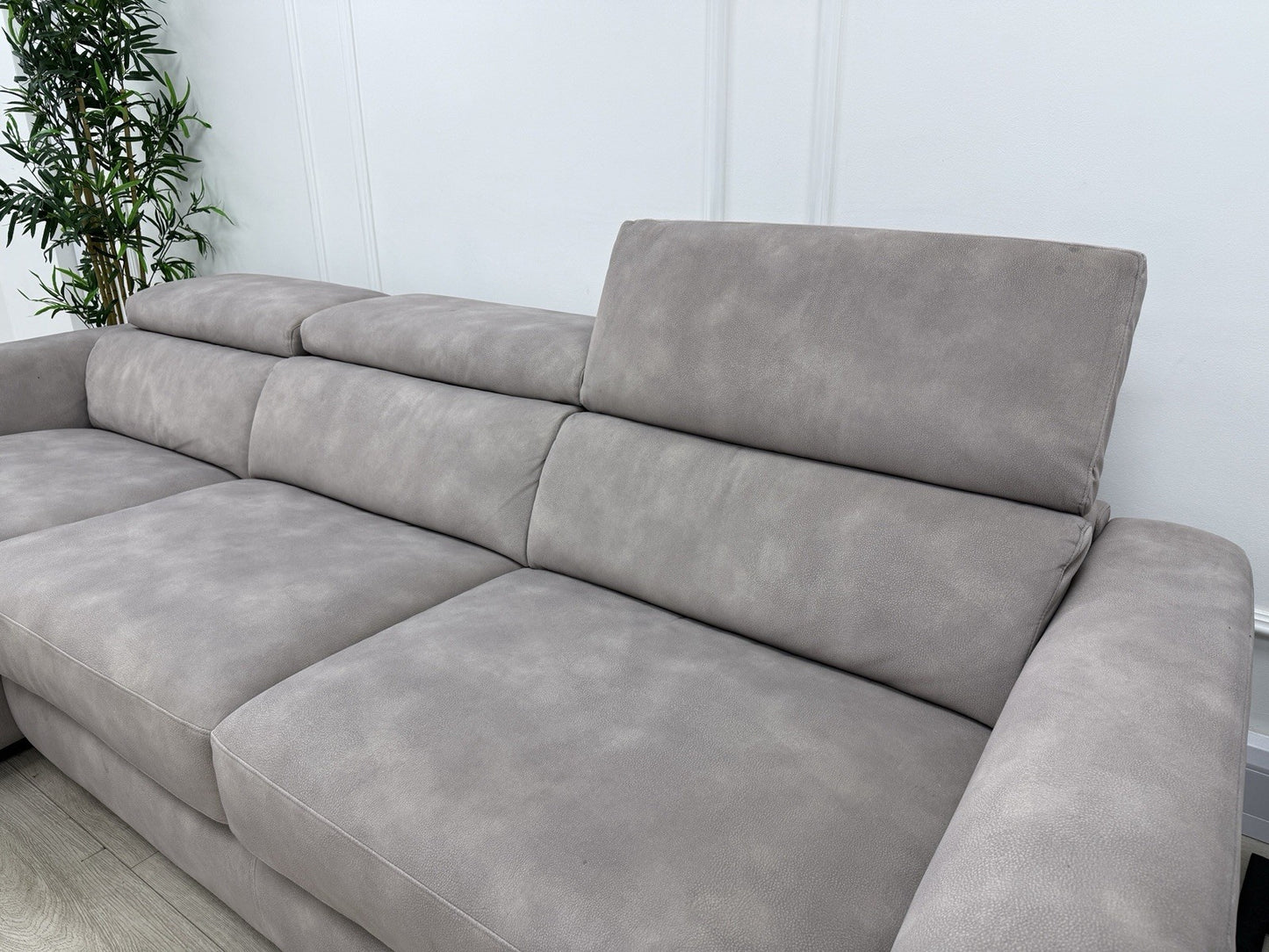 Sofology Metropolitan Fabric 4 Seater Chaise Sofa Bed with Storage