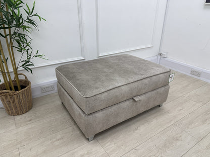 DFS Cherished Storage Footstool In Oatmeal
