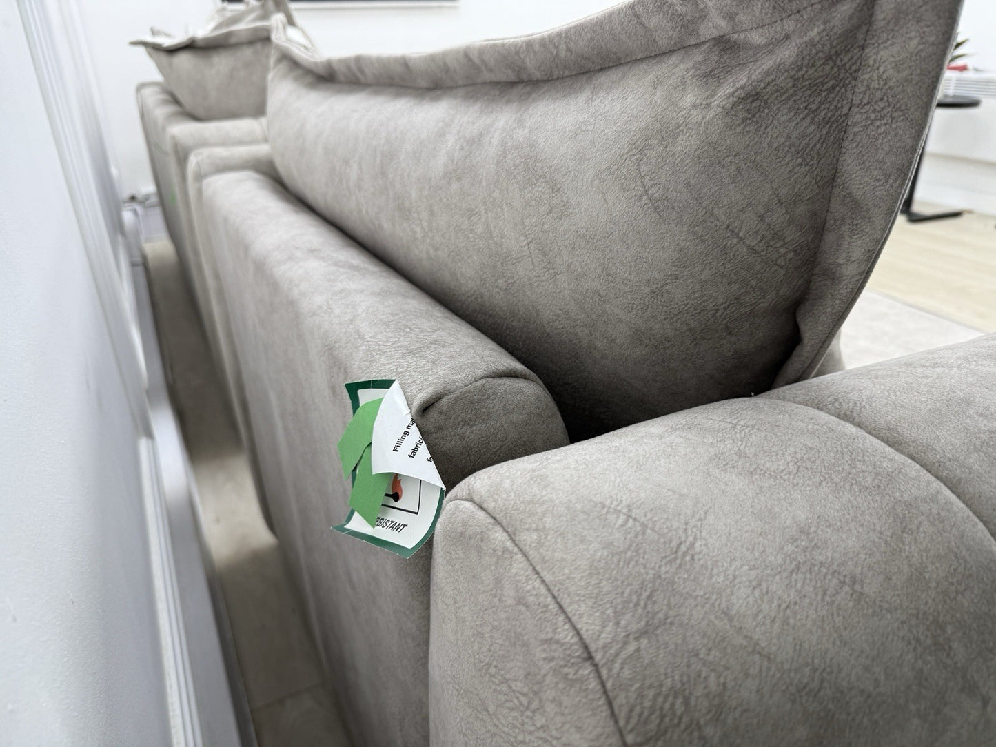 DFS Cherished 3 Seater Sofa, Chair & Footstool Set In Oatmeal