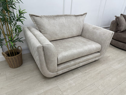 DFS Lavencia Cuddle Chair In Cream Fabric