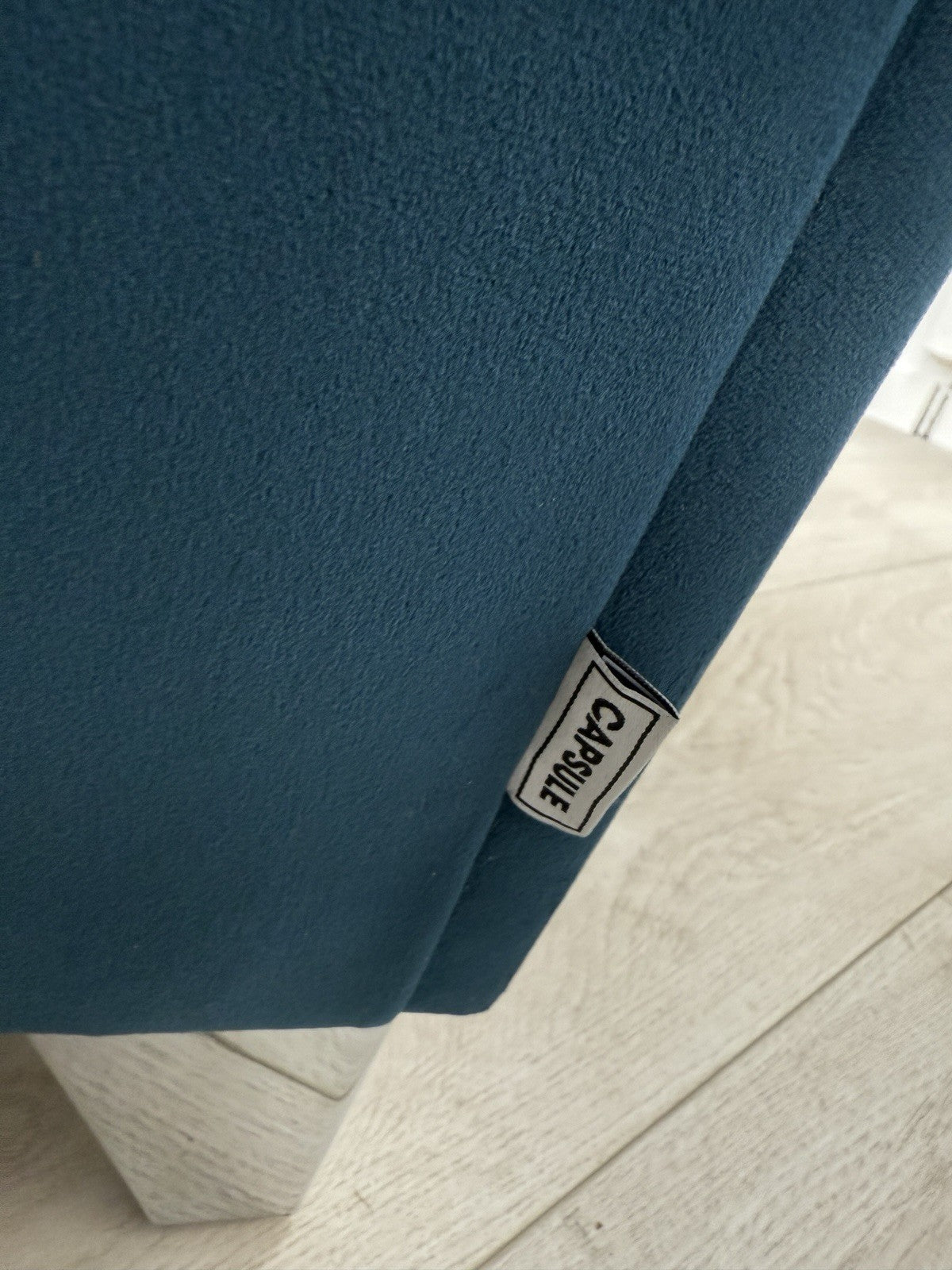 DFS Peace Accent Chair In Blue Velvet