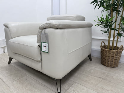 DFS Tahiti Power Recliner Chair In Fossil Leather