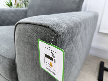 DFS Horace / Orka Power Recliner Chair In Graphite Fabric
