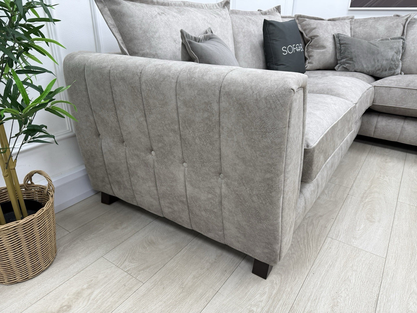 DFS Cherished Corner Sofa In Oatmeal