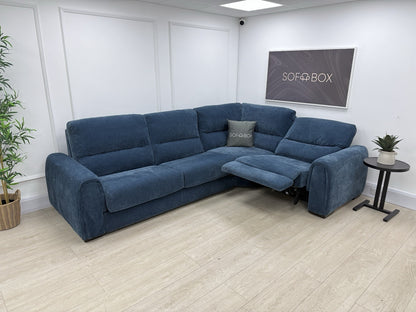 Furniture Village Flex Corner Sofa Bed With Power Recliner & Storage Arms