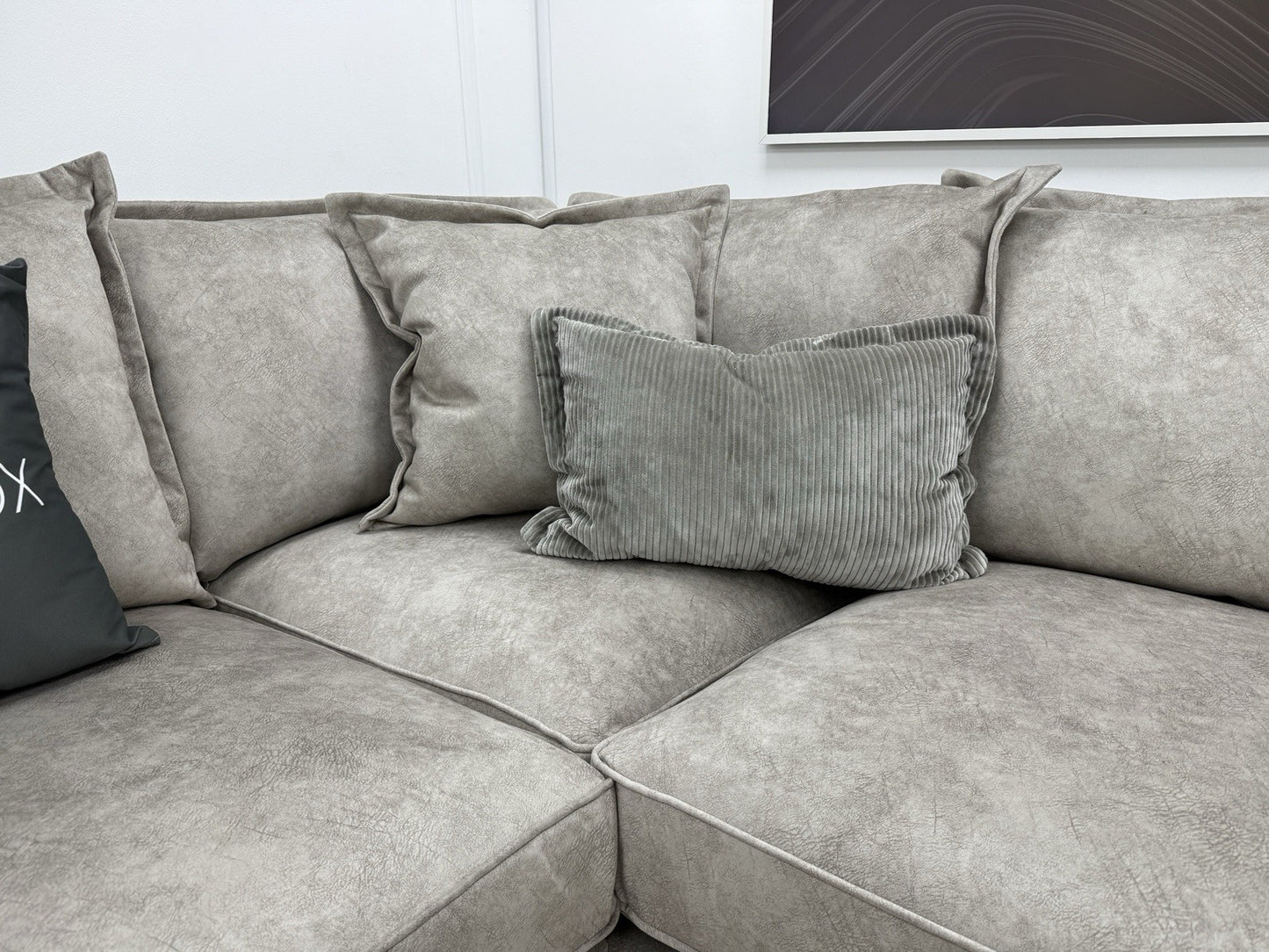DFS Cherished Corner Sofa In Oatmeal