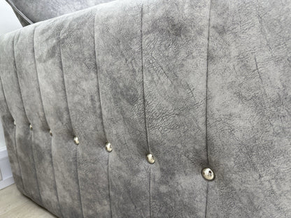 DFS Devine Corner Sofa In Light Grey