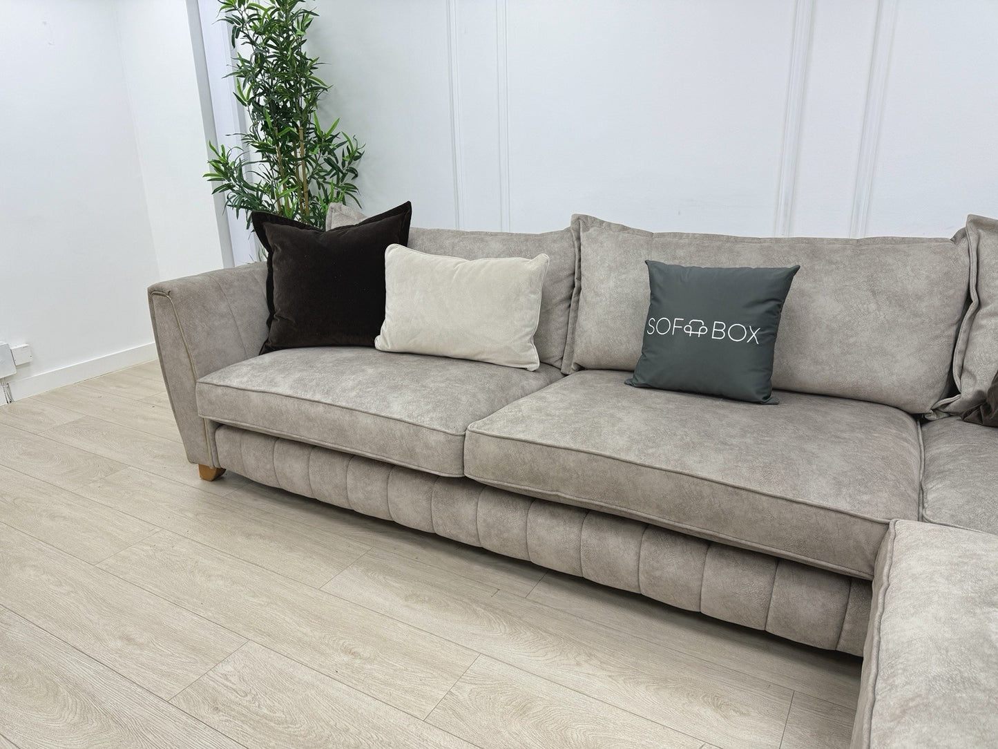 DFS Cherished XL Corner Sofa In Oatmeal
