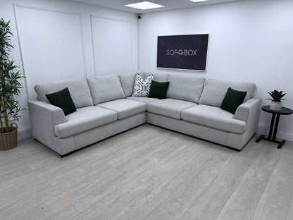 DFS Freya Corner Sofa 2c2 In Silver