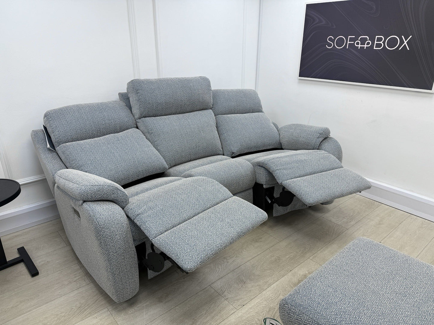 G Plan Kingsbury 3 Seater Curved Sofa & Chair Set Recliner/Lumbar/Headrest