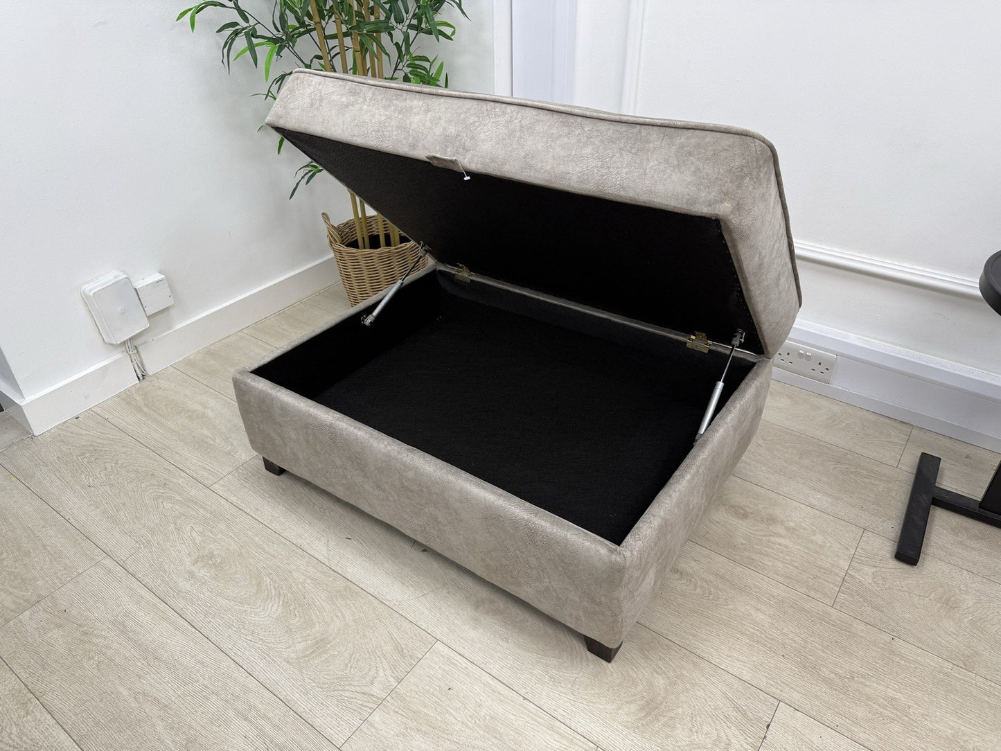 DFS Cherished Storage Footstool In Oatmeal