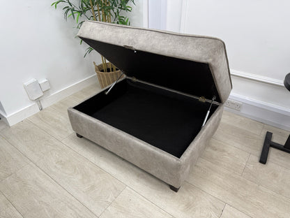 DFS Cherished Storage Footstool In Oatmeal
