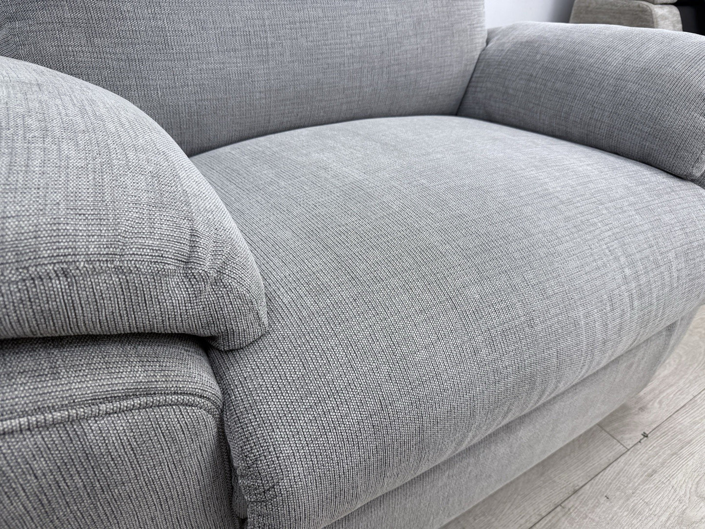 La-Z-Boy New Tamla Power Recliner Chair In Grey Fabric