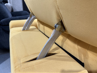 DFS Torren Power Storage Arm Recliner Chair In Mustard