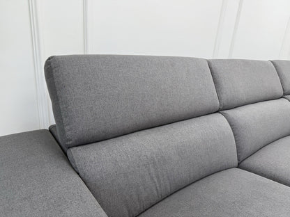 DFS Wander Power Recliner Corner Sofa In Charcoal Grey