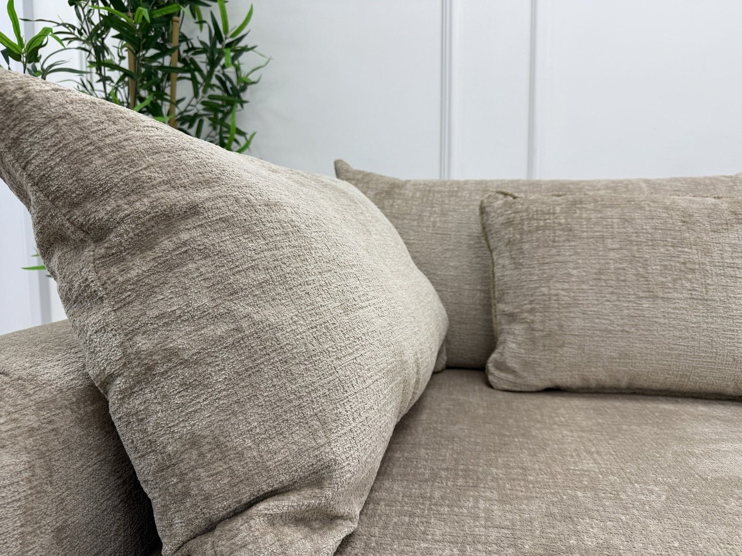 Sofology The Westwood Teddy Chenille Natural Corner Sofa