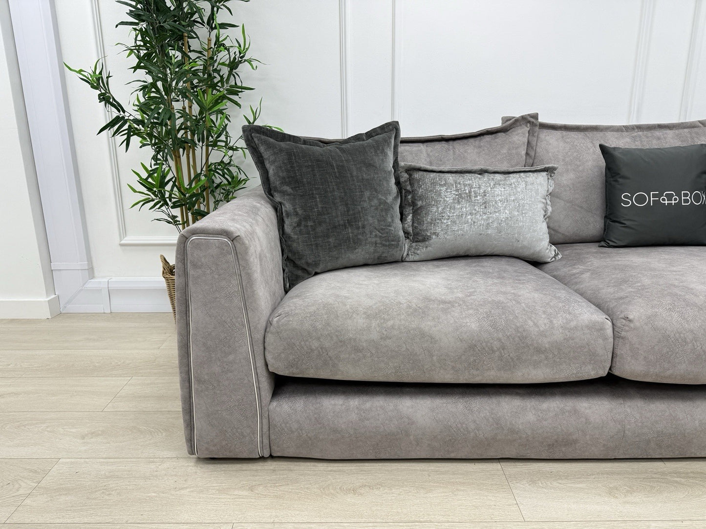DFS Devine Corner Sofa In Grey