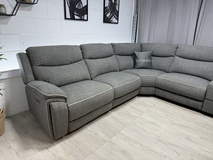 DFS Trek Power Recliner Corner Sofa With Storage