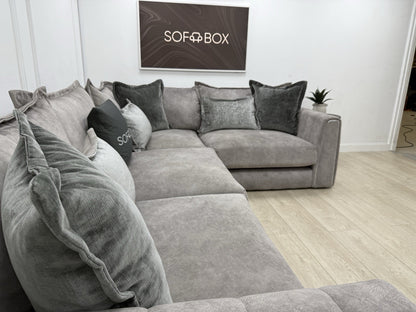 DFS Devine Corner Sofa In Grey