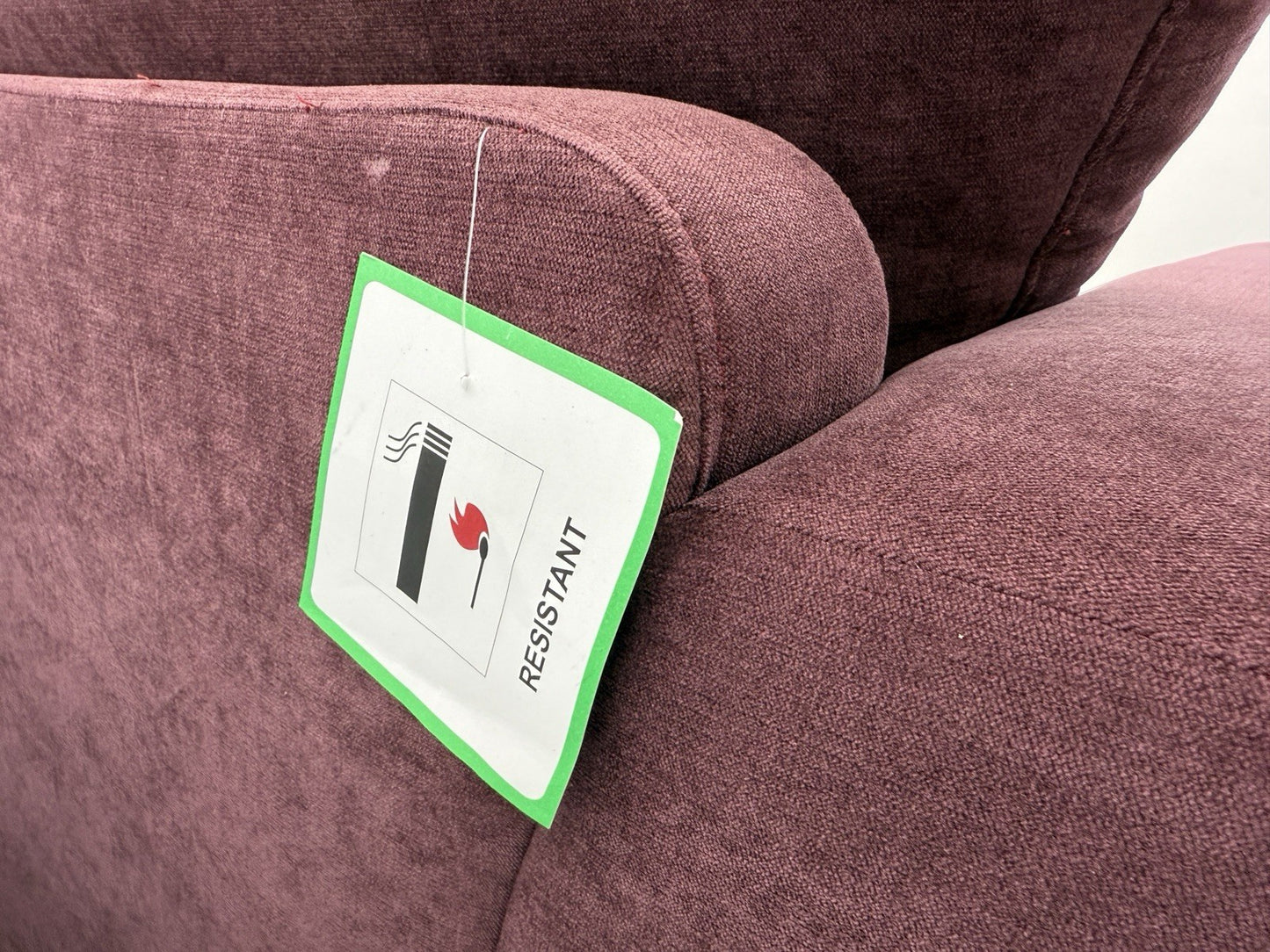 DFS Freya 4 Seater Sofa In Wine Fabric