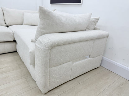 Sofology The Westwood Corner Sofa In Ecru Boucle Fabric