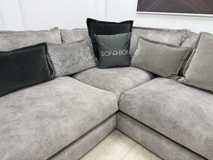 DFS Devine Corner Sofa In Grey