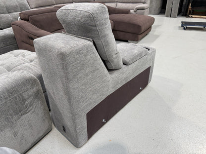 DFS Steller Bluetooth Speaker Storage Cup Holder Console Unit In Grey Mist