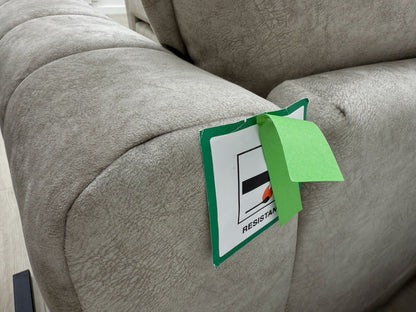 DFS Cherished Corner Sofa & Footstool Set In Oatmeal
