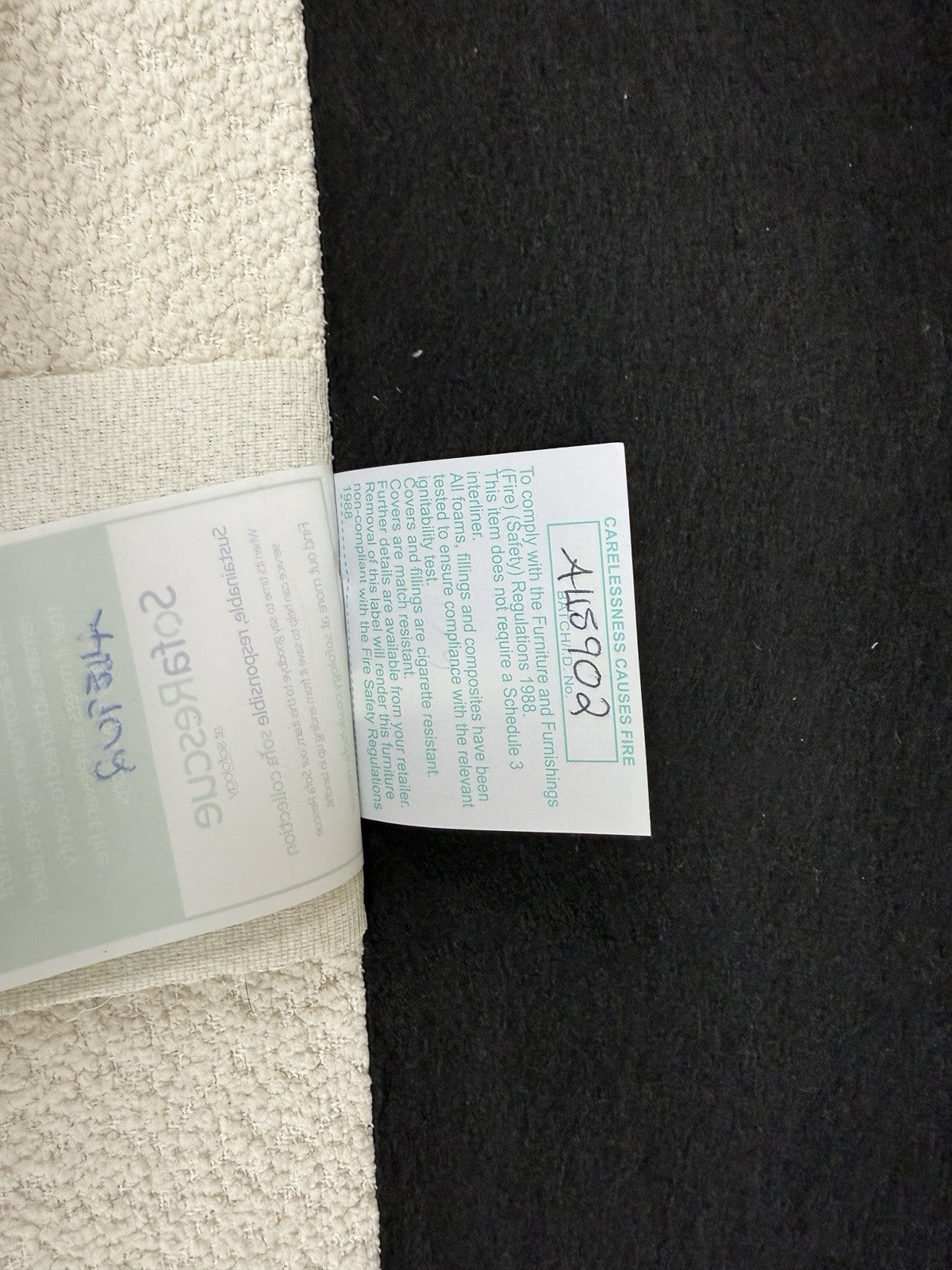 Sofology Marble Arch Love Seat In Cream Boucle Fabric