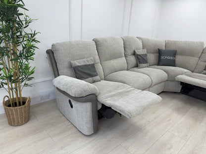 La-Z-Boy Recliner Corner Sofa In Grey