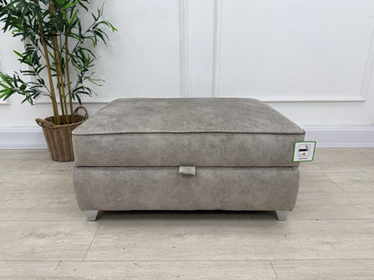 DFS Cherished Storage Footstool In Oatmeal