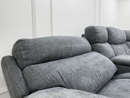 Sofology Radleigh Power Recliner Corner Sofa In Blue