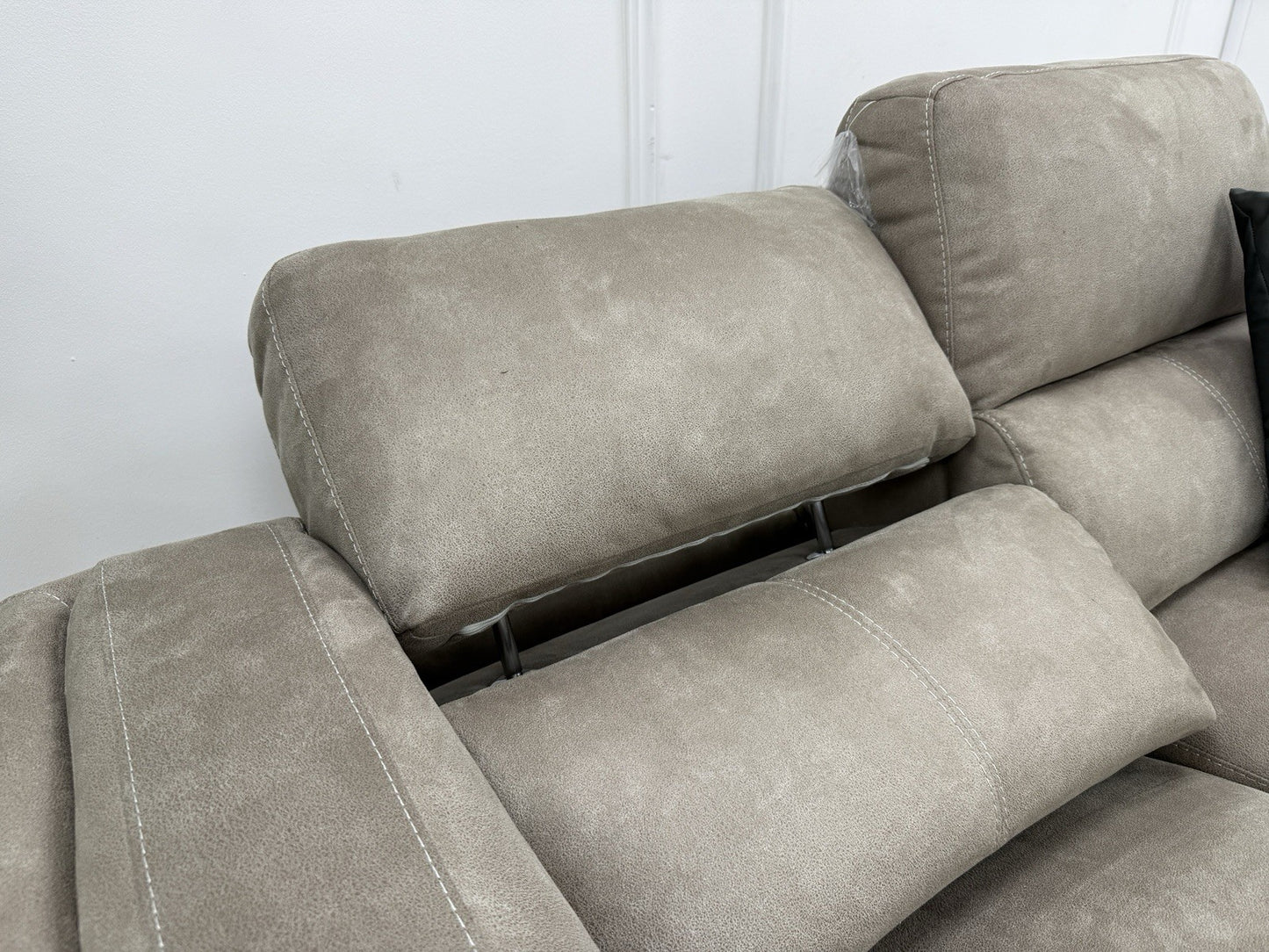 DFS San Mateo 2 Seater Power Recliner Sofa In Arizona Stone