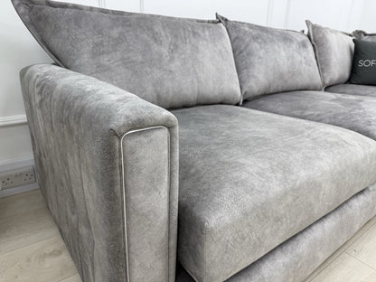 DFS Devine Corner Sofa In Light Grey