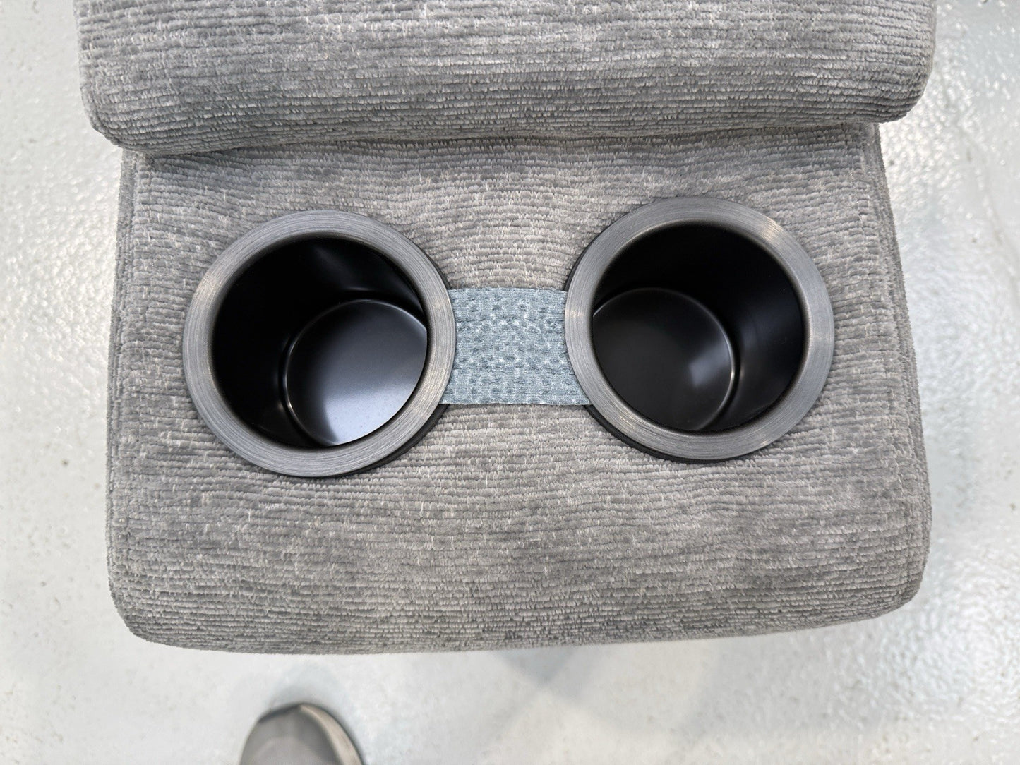 DFS Steller Bluetooth Speaker Storage Cup Holder Console Unit In Grey Mist