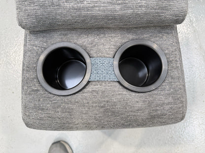 DFS Steller Bluetooth Speaker Storage Cup Holder Console Unit In Grey Mist