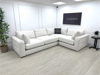Sofology The Westwood Corner Sofa In Ecru Boucle Fabric