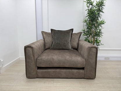 DFS Devine Armchair In Chocolate Combination