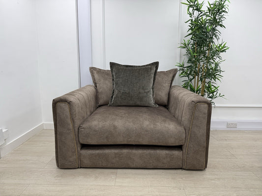 DFS Devine Armchair In Chocolate Combination