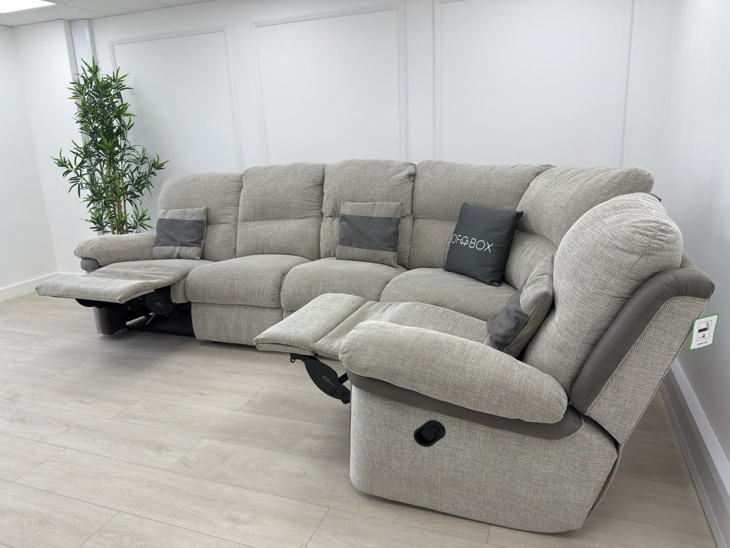 La-Z-Boy Recliner Corner Sofa In Grey